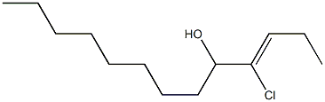 4-Chloro-3-tridecen-5-ol 구조식 이미지