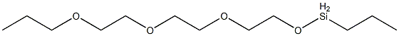 Propyl[2-[2-(2-propoxyethoxy)ethoxy]ethoxy]silane Structure