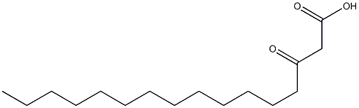 3-Oxohexadecanoic acid 구조식 이미지