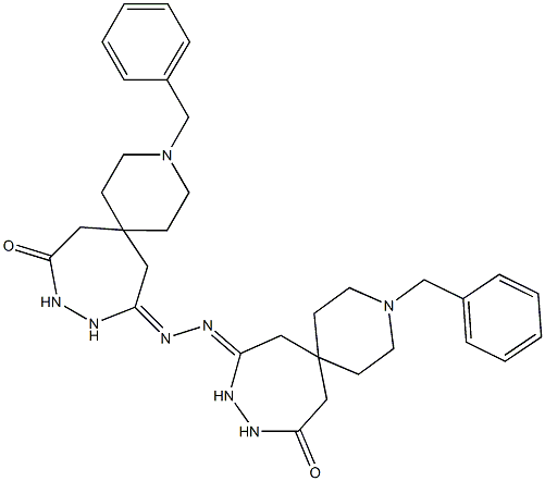 11,11'-Azinobis(3-benzyl-3,9,10-triazaspiro[5.6]dodecan-8-one) Structure