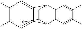 11-Chloro-2,3,6,7-tetramethyl-9,10-dihydro-9,10-ethenoanthracene Structure