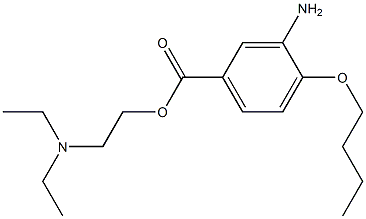 3-Amino-4-butoxybenzoic acid 2-(diethylamino)ethyl ester Structure