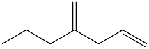 4-Methylene-1-heptene 구조식 이미지