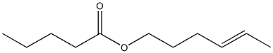 Valeric acid 4-hexenyl ester Structure