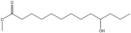 10-Hydroxytridecanoic acid methyl ester 구조식 이미지