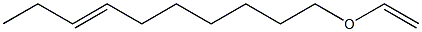 Ethenyl 7-decenyl ether Structure