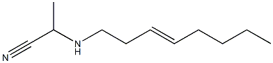 2-(3-Octenylamino)propionitrile 구조식 이미지