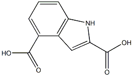 1H-Indole-2,4-dicarboxylic acid 구조식 이미지