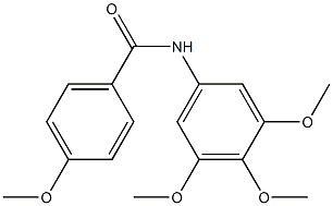 4-Methoxy-N-(3,4,5-trimethoxyphenyl)benzamide Structure