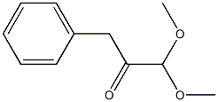1,1-Dimethoxy-3-phenyl-2-propanone 구조식 이미지