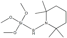 1-[(Trimethoxysilyl)boryl]-2,2,6,6-tetramethylpiperidine 구조식 이미지