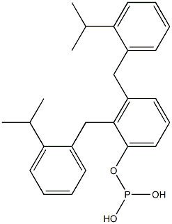 Phosphorous acid di(2-isopropylbenzyl)phenyl ester 구조식 이미지