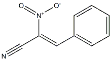 2-Nitro-3-phenylpropenenitrile 구조식 이미지