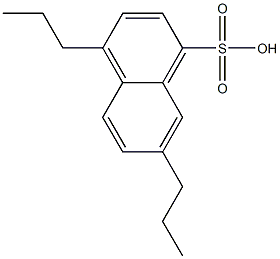 4,7-Dipropyl-1-naphthalenesulfonic acid Structure