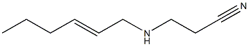 N-(2-Cyanoethyl)-2-hexenylamine 구조식 이미지