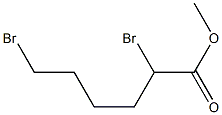 2,6-Dibromohexanoic acid methyl ester Structure