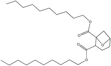 7-Oxabicyclo[3.1.1]heptane-1,2-dicarboxylic acid didecyl ester 구조식 이미지