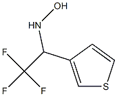 N-[2,2,2-Trifluoro-1-(3-thienyl)ethyl]hydroxylamine 구조식 이미지