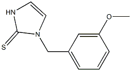 1-(3-Methoxybenzyl)-1,3-dihydro-2H-imidazole-2-thione 구조식 이미지