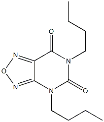 4,6-Dibutyl[1,2,5]oxadiazolo[3,4-d]pyrimidine-5,7(4H,6H)-dione 구조식 이미지