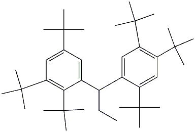 1-(2,3,5-Tri-tert-butylphenyl)-1-(2,4,5-tri-tert-butylphenyl)propane Structure