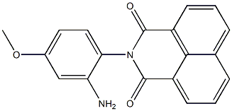 N-(2-Amino-4-methoxyphenyl)-1,8-naphthalenedicarboximide Structure