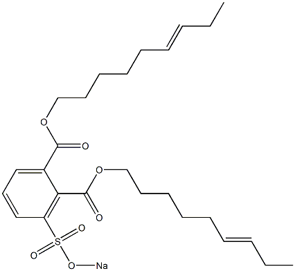3-(Sodiosulfo)phthalic acid di(6-nonenyl) ester Structure