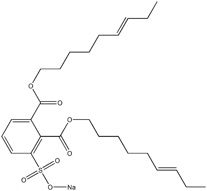 3-(Sodiosulfo)phthalic acid di(6-nonenyl) ester 구조식 이미지