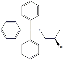 [R,(-)]-1-(Trityloxy)-2-propanol Structure