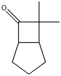 7,7-Dimethylbicyclo[3.2.0]heptan-6-one 구조식 이미지