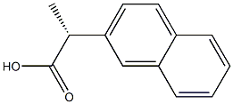 (R)-2-(2-Naphtyl)propanoic acid 구조식 이미지