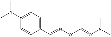 4-(Dimethylamino)benzaldehyde O-dimethylaminocarbonyl oxime 구조식 이미지