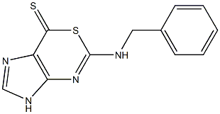 5-Benzylaminoimidazo[4,5-d][1,3]thiazine-7(3H)-thione 구조식 이미지