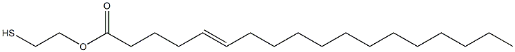 5-Octadecenoic acid 2-mercaptoethyl ester Structure