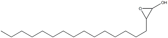 1,2-Epoxyheptadecan-1-ol Structure