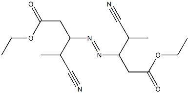 3,3'-Azobis(4-cyanovaleric acid)diethyl ester Structure
