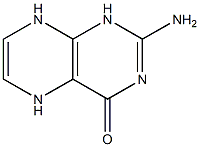 5,8-Dihydro-2-aminopteridin-4(1H)-one Structure