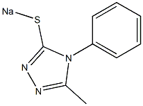 5-Methyl-4-phenyl-3-sodiothio-4H-1,2,4-triazole Structure