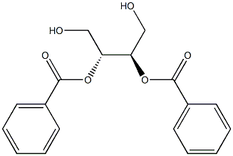 (2R,3R)-1,2,3,4-Butanetetrol 2,3-dibenzoate Structure