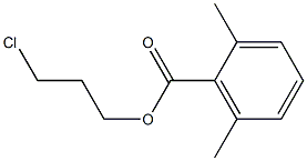 2,6-Dimethylbenzenecarboxylic acid 3-chloropropyl ester Structure