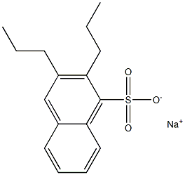 2,3-Dipropyl-1-naphthalenesulfonic acid sodium salt 구조식 이미지