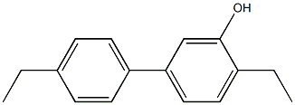 5-(4-Ethylphenyl)-2-ethylphenol Structure