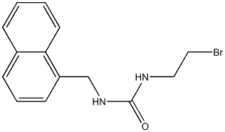 1-(2-Bromoethyl)-3-(1-naphtylmethyl)urea 구조식 이미지