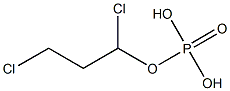Phosphoric acid dihydrogen (1,3-dichloropropyl) ester 구조식 이미지
