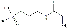 N-(3-Phosphonopropyl)-2-aminoacetamide Structure