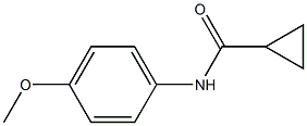 N-(4-Methoxyphenyl)cyclopropane-1-carboxamide 구조식 이미지