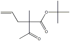 2-Acetyl-2-methyl-4-pentenoic acid tert-butyl ester 구조식 이미지