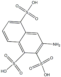 3-Amino-1,2,5-naphthalenetrisulfonic acid Structure