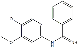 N-(3,4-Dimethoxyphenyl)benzamidine Structure