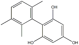 2-(2,3,6-Trimethylphenyl)benzene-1,3,5-triol Structure